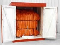 Orange Utility Box